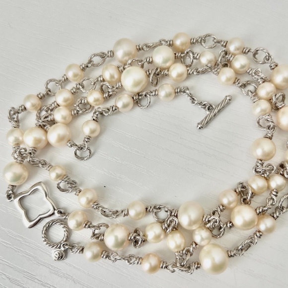 David Yurman necklace, Authentic, 2 strands are 36” long - Picture 11 of 12